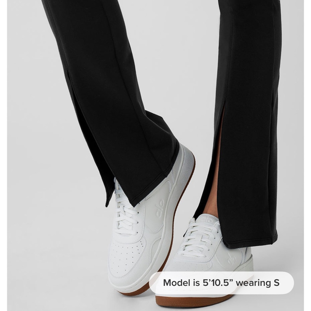 ALO Yoga Airbrush High-Waist Flutter Leggings in black color size small - Picture 5 of 10